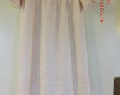 Modest Girls COTTON Nightgown Size 7-8  CREAM and LACE