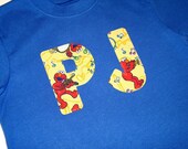 Elmo Abby Cadabby Muppets Sesame Street Personalized Applique Custom Birthday T-Shirt Girls/Boys Name or Number Word Kids/Childrens Clothes