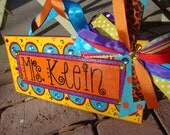 Teacher Name Sign