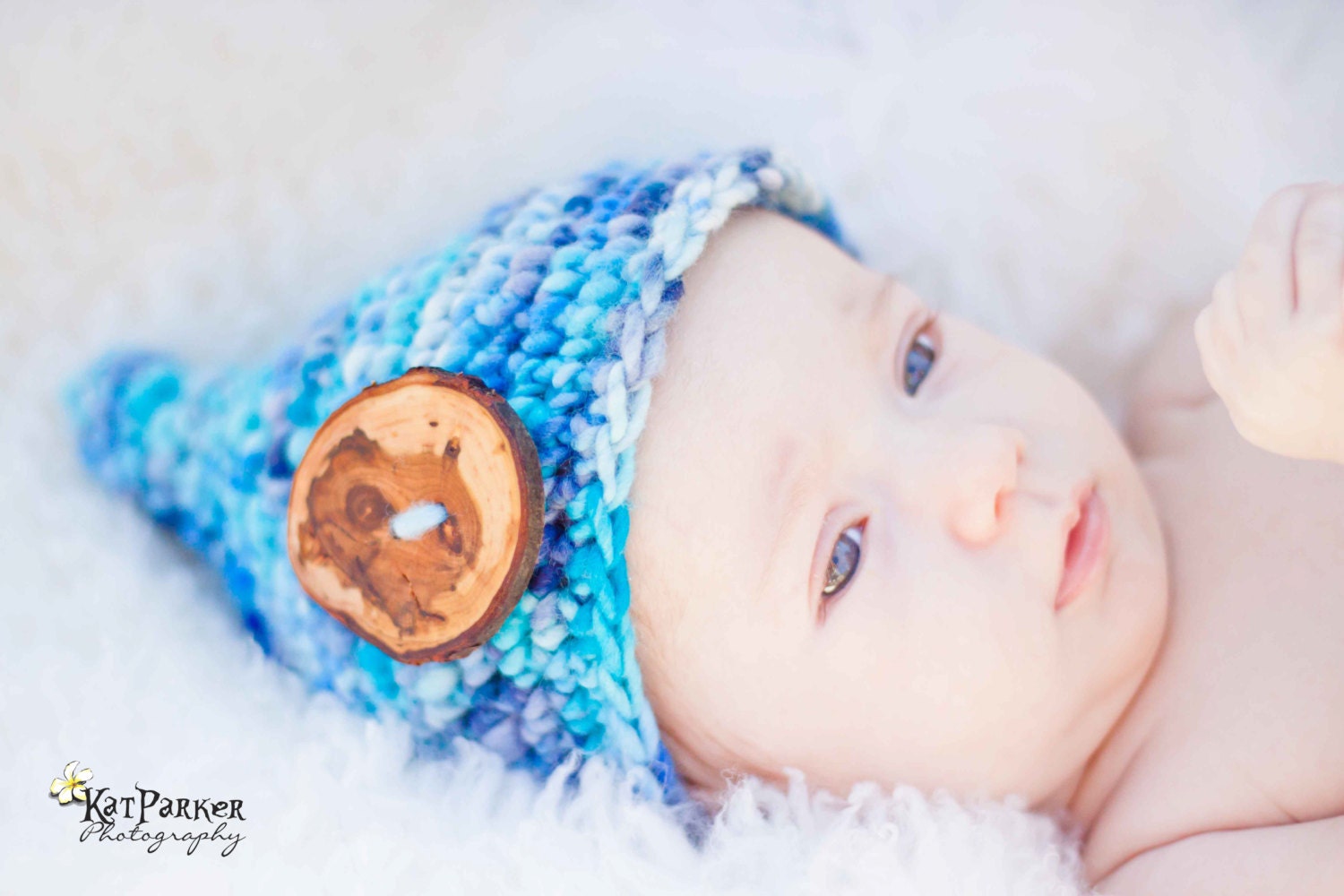 Knobby Gnome Crochet Baby Hat (Preemie/Newborn)