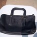 1970s Black Leather Coach Bonnie Cashin Made in New York City