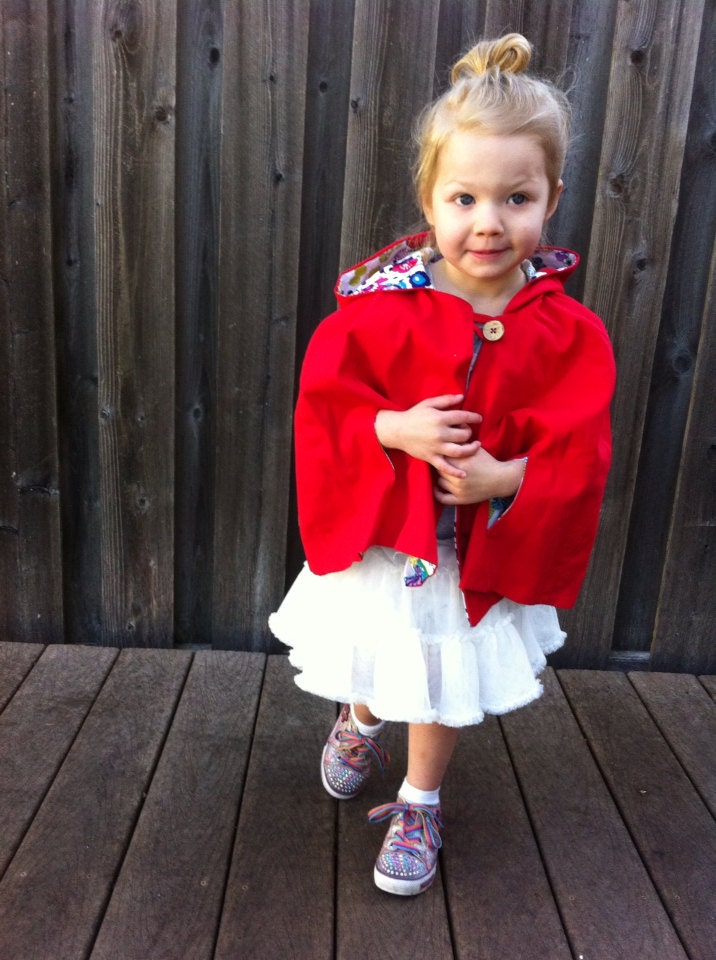 SALE: Red Riding Hood Cape
