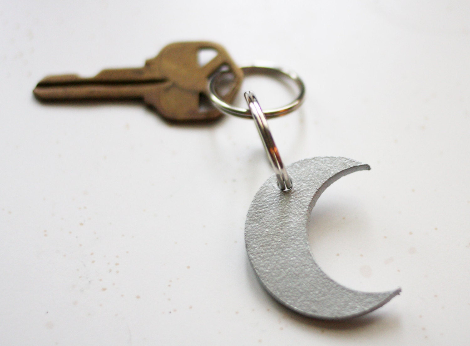 CUSTOM LISTING black moon keychain