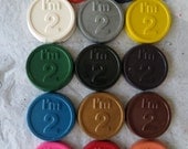 2nd Birthday Disc Crayon Set of 14