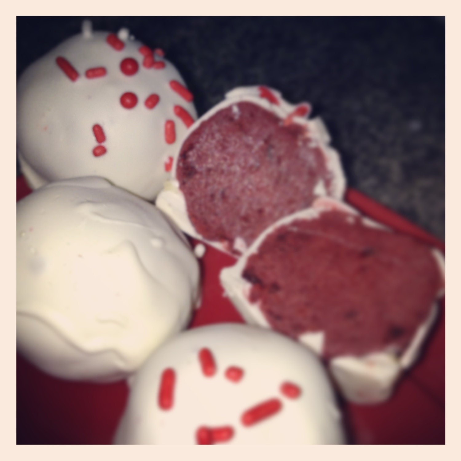 Red Velvet Cake Truffles