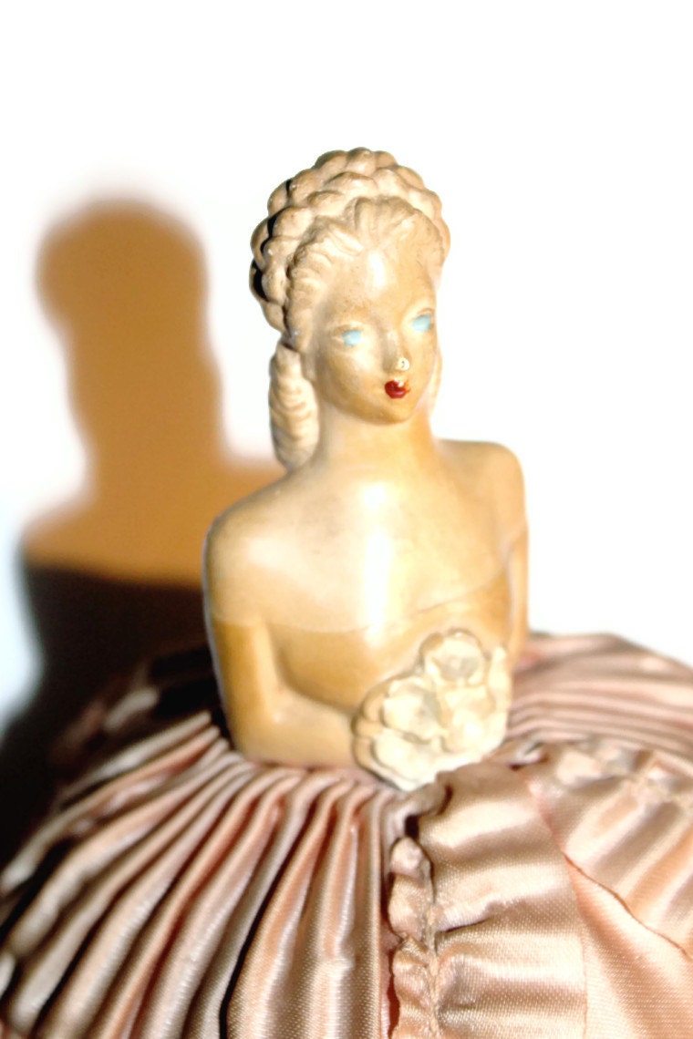 Exquisite Little Victorian German Antique Princess Pin Cusion