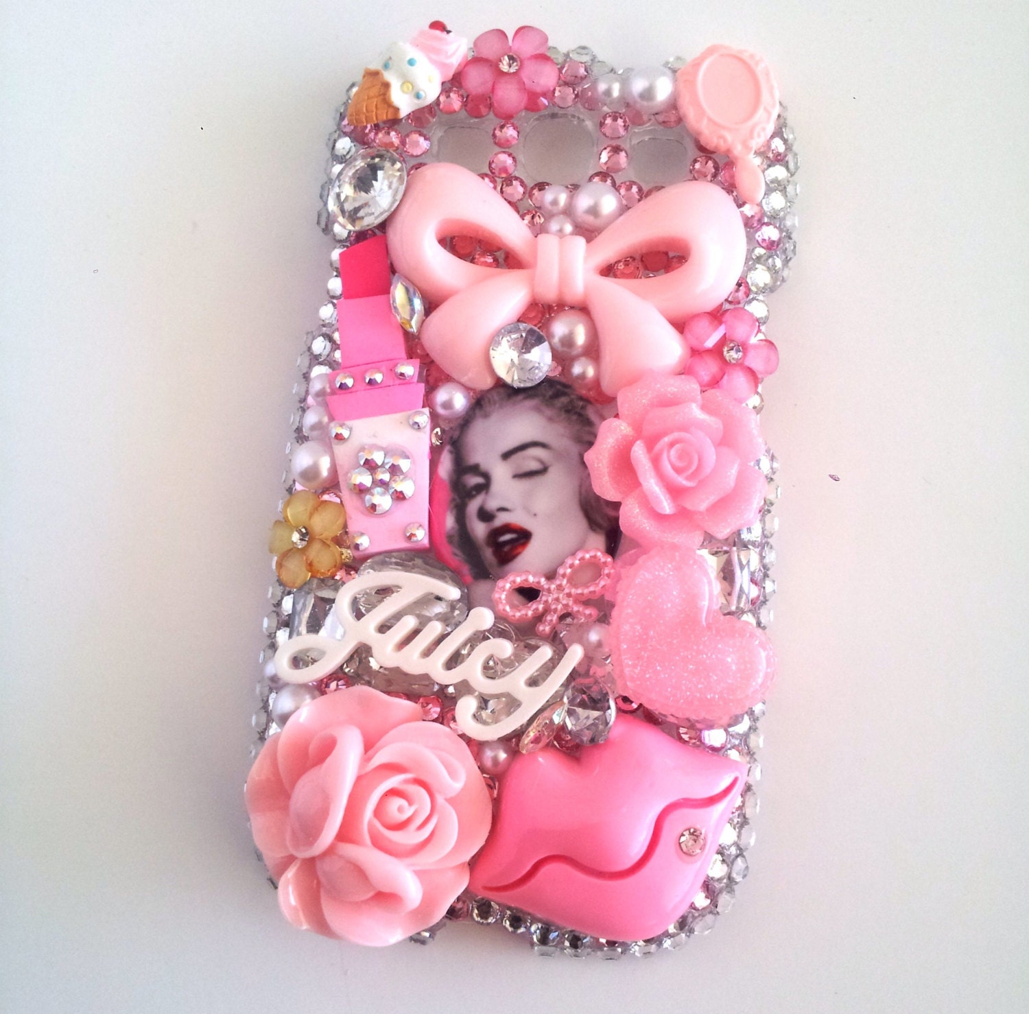 Classic Pink lovers dream case marilyn monroe samsung galaxy s3 bling case cover cell phone