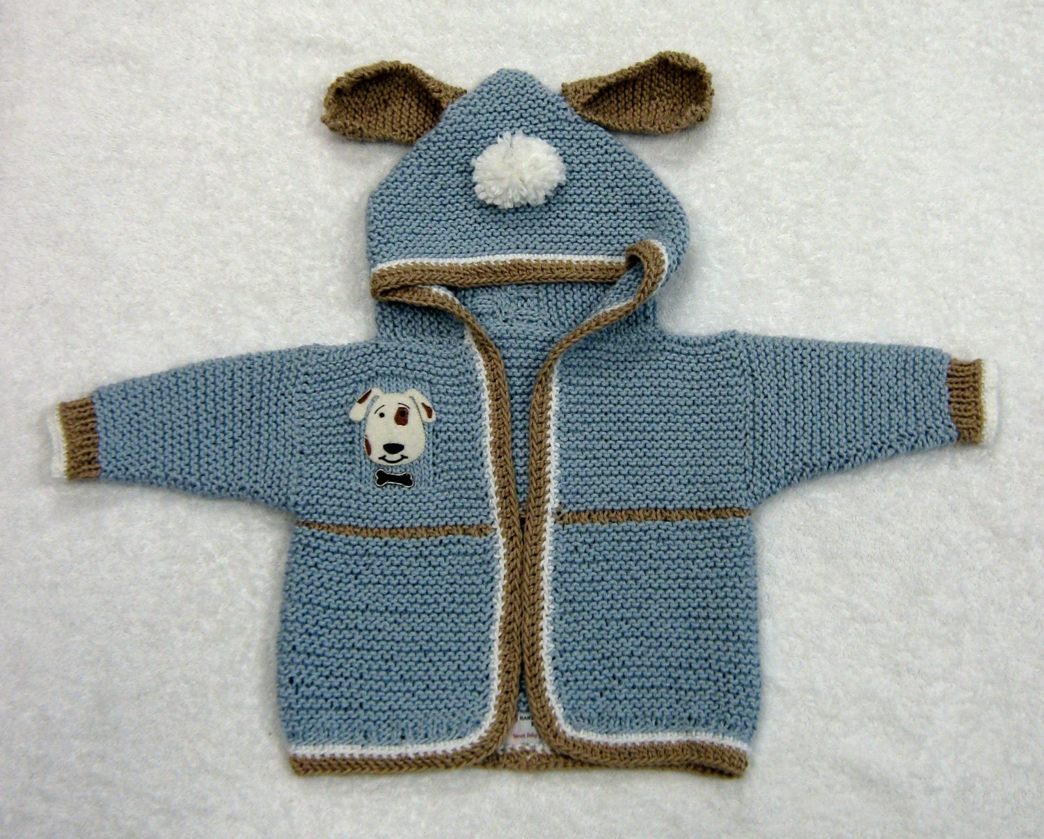 Powder Blue Baby Puppy Hoodie