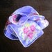 Violet Rose Hankie, Vintage Spring