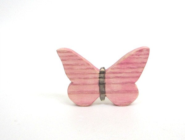 Wooden Butterfly Toy - Waldorf Inspired Natural Wooden Toy Butterfly