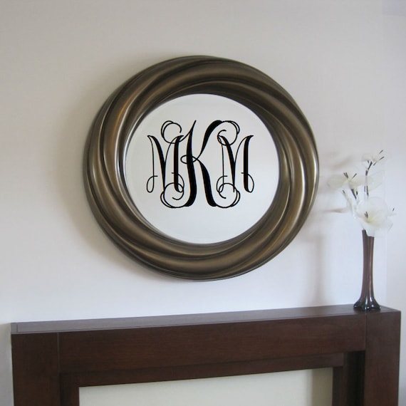 Large 10" x 13" Interlocking Vine Monogram -- Free Shipping in USA