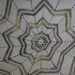 Watercolor and White Star Blanket