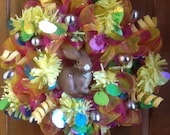 Whimsical Easter Bunny Wreath