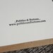 There is nothing to writing Ernest Hemingway quote - Hand-printed Letterpress Card