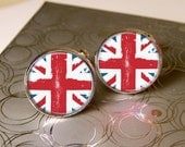 Union Jack Cufflinks, British Flag, Novelty Cufflinks, Geekery, Cuff Links