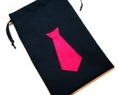Hot Pink Wedding - Groomsmen Gift Bag - Mens Hot Pink Tie Il_170x135