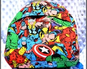 Custom Comic Book Cotton or Flannel Toddler Backpack -- Premium Fabric -- Geek-a-bye Baby, Bookbag, Knapsack