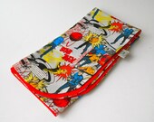 Star Trek Baby Blanket, Original Vintage Cartoon - Red