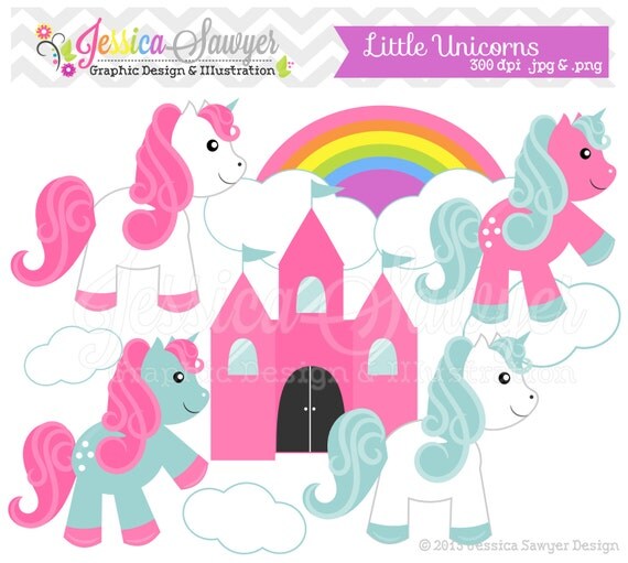 CLEARANCE, unicorn clip art, horse clipart, for commercial use, invitations, scrapbooking, design Il_570xn