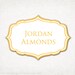 Orange Buffet Labels - PRINTABLE - 8 Elegant (Candy, Dessert, Popcorn, Snack, Ice Cream, Cookie...) Buffet Labels