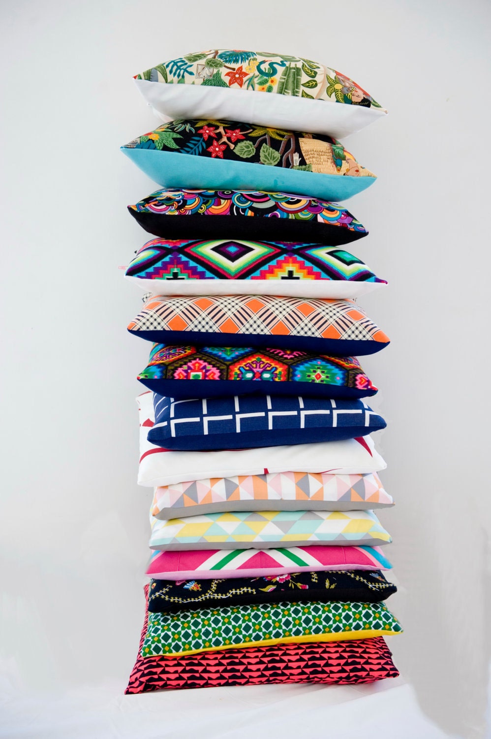Cushion Cover LARGE Frida Kahlo Bright Colourful Day of the Dead Mexican Throw Pillow 55cm x 55cm or 22' x 22'
