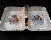 Vintage Empireware Double Candy Dish