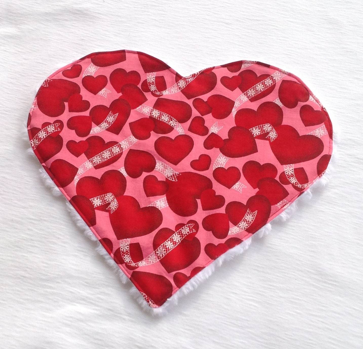 Valentine Heart Lovey Blanket