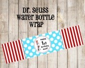 PRINTABLE Dr. Seuss Water Bottle Wrap