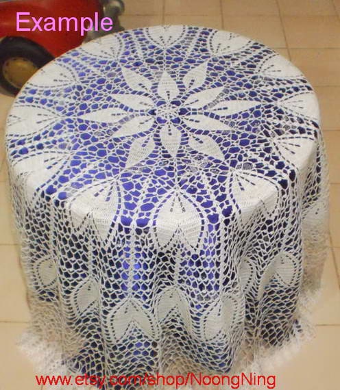 Made to order/ Round doily / Tulip doily / Tablecloth   No.TC-04