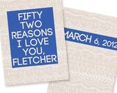 Custom Digital File - DIY 52 Reasons I Love You Cover