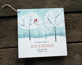 DIY Printable Winter Lace Wedding Program