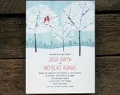 DIY Printable Winter Lace Wedding Invitation