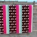 Hipster lap quilt or baby blanket