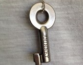Silver Journey Key Necklace