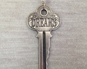 Silver Dreams Key Necklace
