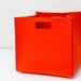 Design storage bin XXL made of thick wool felt - basket, box, accessory, container