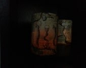 Medical-Text Flameless Candle Votive (2 pack)