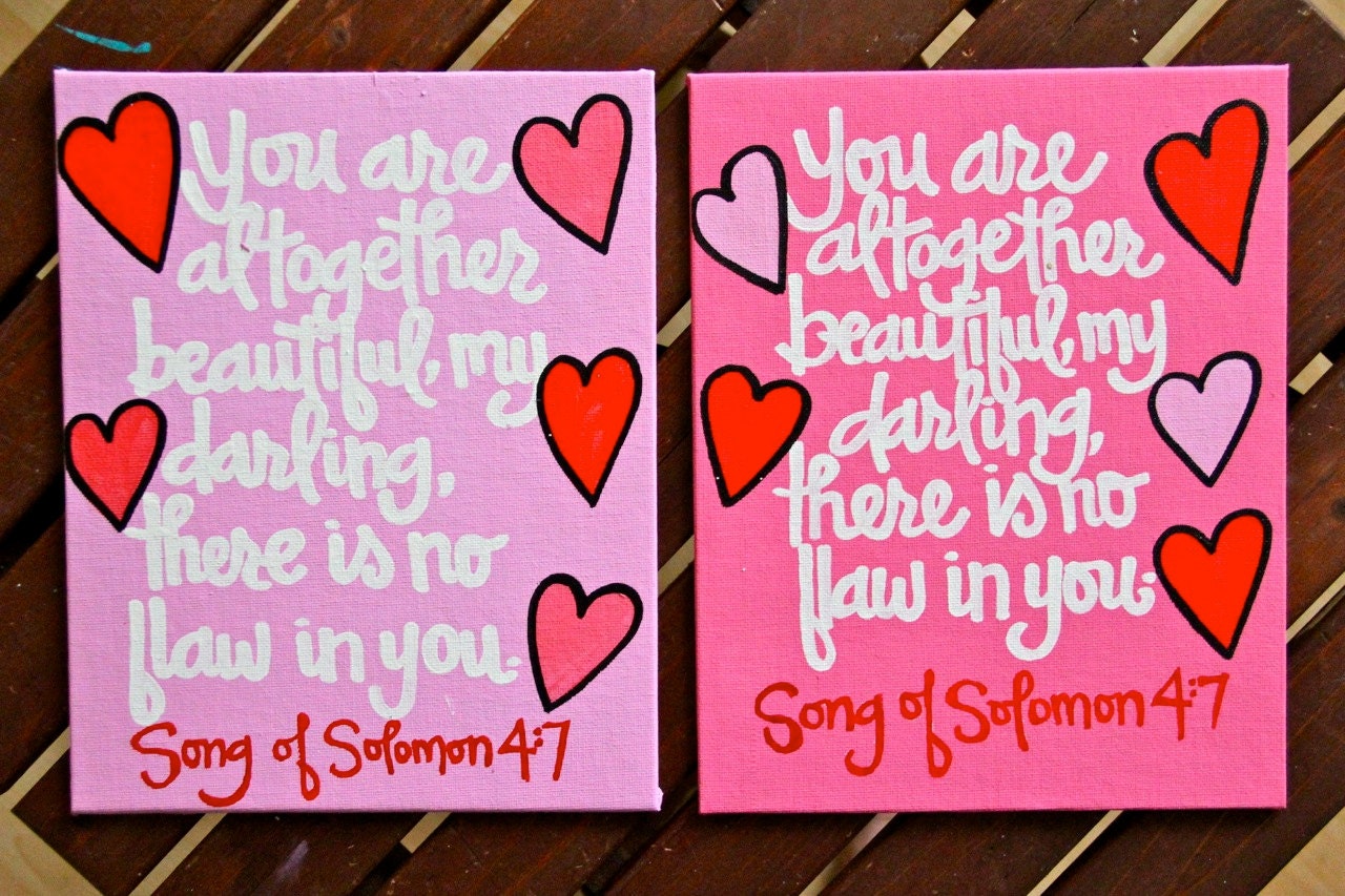 Custom Scripture or Quote Painting - 8"X10" Canvas