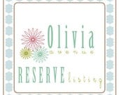 Reserved Listing for Therese