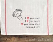 Beans and Rice Tea Towel