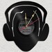 DJ Head Vinyl Record clock Upcycled vinyl records Great Gift