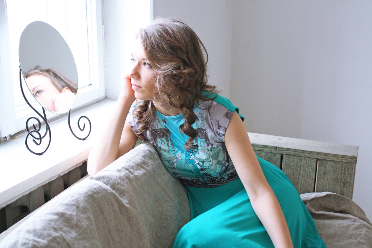 Dreamy morning roe - dress