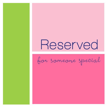 RESERVED LISTING for Karen