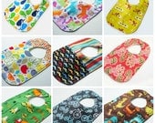 Wholesale set of 10 Baby to Toddler Designer Bibs - Super Absorbent 3 Layer - Perfect Baby Shower Gift