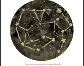 Starry Night Constellation Print