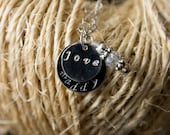 Child's Name Hand-stamped necklace