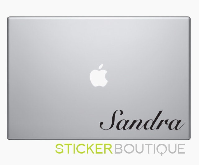 Custom Name - Macbook Decal Macbook Decals Macbook Sticker Mac Decals Macbook Pro Air Sticker Laptop