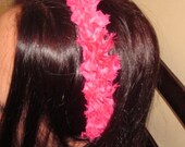 Pink Floral Stretch Headband