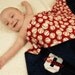Baby Boy Blanket, Baseball and Navy Minky, Personalized Minky Blanket