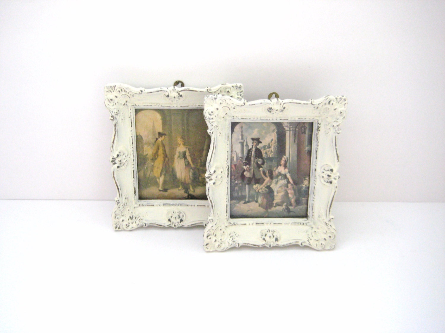 Upcycled Vintage Art - Flea Market Chic - Renaissance Decor